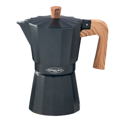 Cafetera Italiana Modelo New Dakar Nature Marca Oroley 3 y 6 tazas